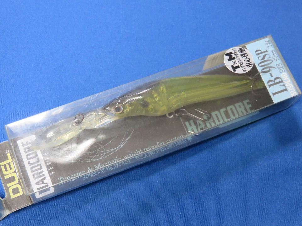 Señuelo de pesca DUEL HARD CORE LB-90SP "Ghost Purple Winny F676-GSPW" NUEVO (A70 Foto 1 de 1