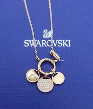 Gift Box SWAROVSKI Brand 5567530 Gold Crystal Pave Ginger Charms Necklace