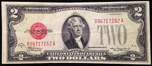 1928-D Circulated MULE $2 Two Dollar Bill US Currency 1928D United States Note - Picture 1 of 5