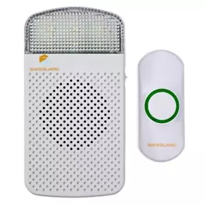 Safeguard Supply Wireless Doorbell + Flashing Strobe Receiver Kit - Picture 1 of 7