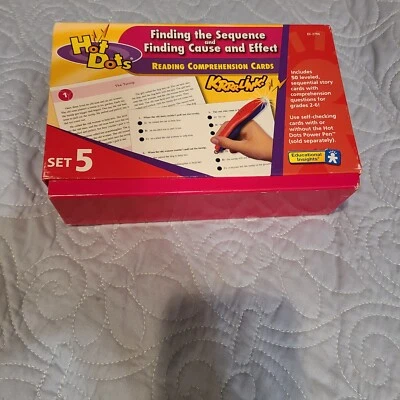 Hot Dots Reading Comprehension Set 5 Finding the Sequence/Finding Cause & Effect - Image 1 of 2