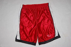 Boys Shorts ATHLETIC SPORTS Two Pockets RED BLACK WHITE Size M 8-10 - Picture 1 of 1