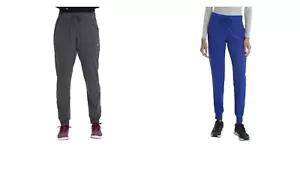 Scrubstar Women's SupremeStretch Antimicrobial Heather Yoga Jogger Scrub Pant - Picture 1 of 12