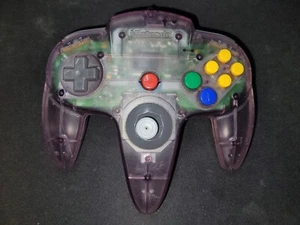 Mando Oficial OEM Nintendo 64 N64 Atomic Purple G/VG Estado 4/10 Stick - Imagen 1 de 2