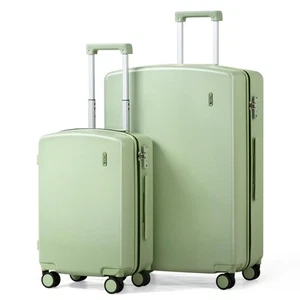 Hard Shell Luggage Sets 2 Pieces, 20/28 Inch Carry On Luggage with Wheels Lig... - Picture 1 of 9
