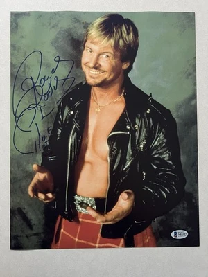 Rowdy Roddy Piper autographed signed 11x14 photo Beckett BAS COA WWE WWF HOF 05 - Image 1 of 4