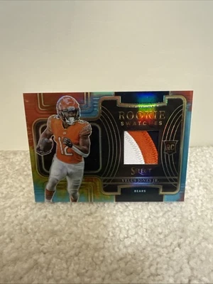 2022 Select Velus Jones Jr. Tie Dye Rookie Swatches /25 Chicago Bears - Image 1 of 4