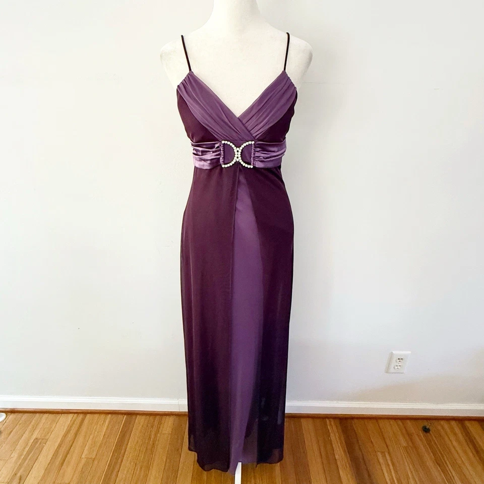 Vintage Feminino Y2K Malha Strass Babydoll Vestido Maxi Médio Fada Glam Evento - Imagem 1 de 4