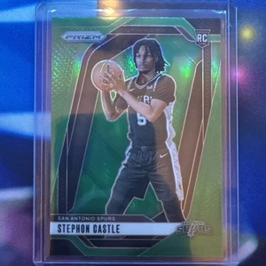 2024-25 Panini NBA Prizm Stephen Castle Rookie RC Verde Plata Prizm #234 🔥🔥 - Imagen 1 de 2