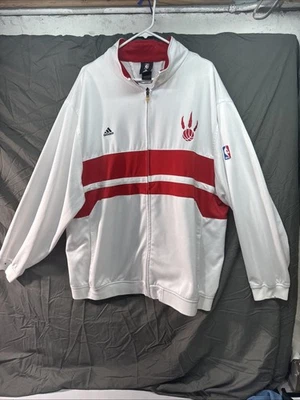 2000s Toronto Raptors Game Issued White Warm Up Jacket 2XL  Vintage Clothing0035 - Image 1 of 4