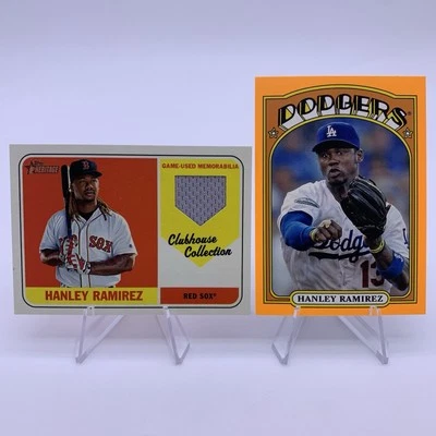 2018 Topps Heritage Clubhouse Collection Relics Hanley Ramirez #CCR-HR - Image 1 of 4