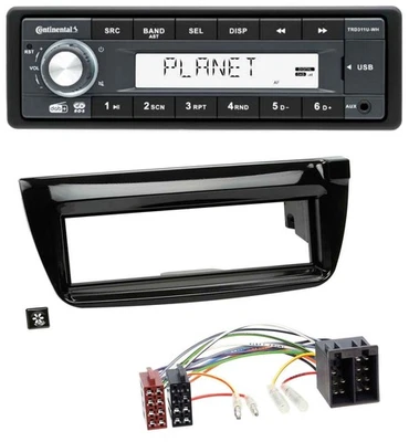 Continental MP3 AUX USB DAB 1DIN Autoradio für Opel Combo ab 11 Fiat Doblo 12-15 - Bild 1 von 4