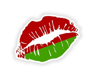 Belarus Lips Flag Sticker / Vinyl Waterproof Decals Graphics - Picture 1 of 1