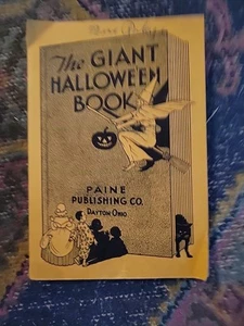 The Giant Halloween Book, Lenore Hetrick, 1st Ed., 1931 Good - Imagen 1 de 8