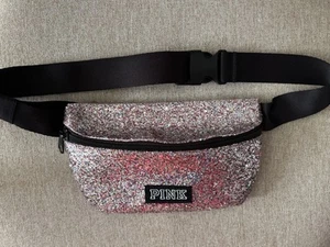 Victoria's Secret PINK Bling Shine Belt Bag Fanny Pack Multicolor  Glitter  - Picture 1 of 4