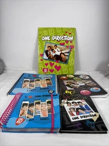 One Direction Bundle 2 Journals 2 Notebooks 1 Folder 2013 Boy Band Collectible - Picture 1 of 20