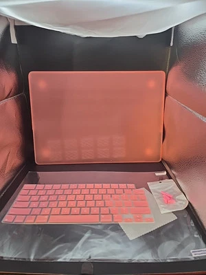 Cream Matte Pink Hard Laptop Shell Case For Macbook Pro 16 14 inch - Image 1 of 4