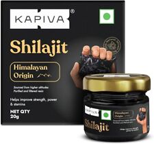 Kapiva Himalayan Shilajit/Shilajeet Resin, 20g - Performance Booster For...