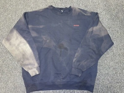 Sudadera De Colección Gradiente Desteñida Desgastada Golpeada Cuello Redondo XL Foto 1 de 4