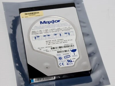 Maxtor 541DX, 2B020H1, 20GB, 5400 RPM, Ultra ATA100, IDE HDD, 3.5", WORKING - Image 1 of 4