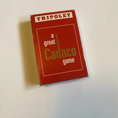 Juego de cartas de repuesto Cadaco TRIPOLEY, baraja completa, caja genial, nítido Foto 1 de 3