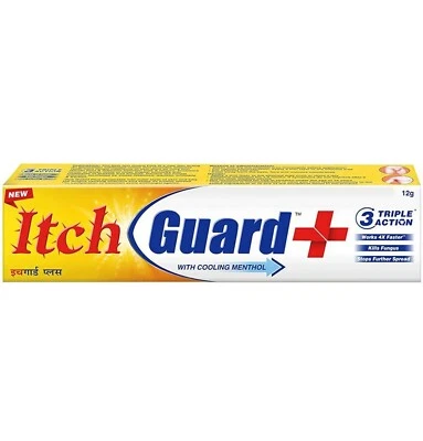 ITCHGUARD 20g Itch Guard Skin Cream -Relief from Jock itch,infections & Athletes Foot