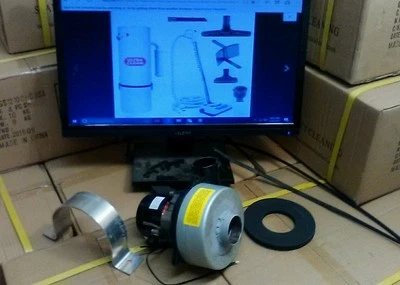 central home vacuum motor 2 inch male hose adapter ametec 2stage carpet cleaning - Image 1 of 4