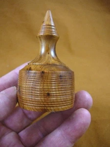 (BOX-108) BURL BOX small Thuya Wood African carved carving boxes Morocco Exotic - Picture 1 of 2