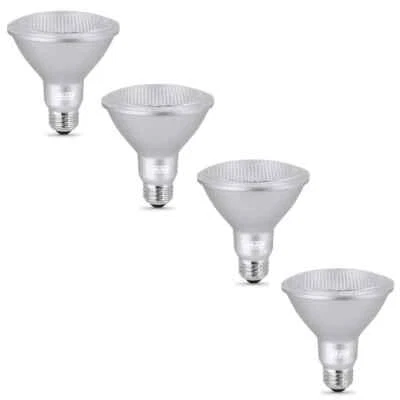 Feit Electric 75-Watt Equivalent PAR30 LED Light Bulb,Bright White 3000K(4-Pack) - Image 1 of 4