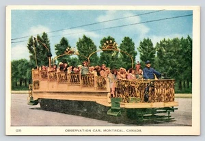 Observation Car, Montreal Canada, Postcard P6 - Bild 1 von 2
