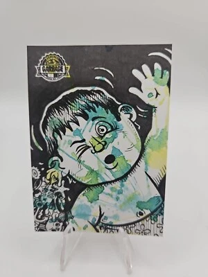 2022 Garbage Pail Kids Krashers 3 Sketch Card by BARRY NYGMA "Snot Splatter" GPK - Image 1 of 2