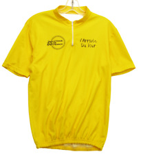 Vintage 2000 Tour France Yellow Jaune Racing Cycling Bike Jersey Men's Medium M