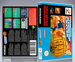 Boitier INTERNATIONAL SUPERSTAR SOCCER DELUXE. SANS LE JEU. PAL FR. SUPER NES. - Photo 1/8