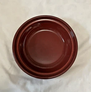 Longaberger Woven Traditions Red Paprika Pottery 7" Pie Plate New - Picture 1 of 4