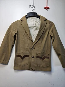 Vintage Childrens Billy The Kid Size 10 Suit Jacket And Matching Vest  Western - Picture 1 of 5