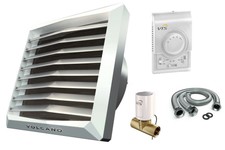 NEU 4in1 SATZ VOLCANO VR Mini Wasser-Lufterhitzer + Zubehör bis 20 kW 2100 m3/h