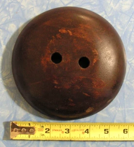 GROß 6" Rustikale Holz Knopf Wandbehang Deko Nähen Handwerk Zimmer Dekoration - Bild 1 von 3