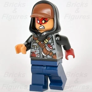 LEGO® Monkie Kid Evil Macaque Minifigure Cap Hoodie Black Minifig 80054 mk148 - Picture 1 of 3