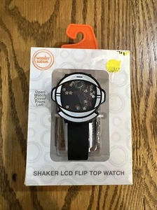 Reloj de pulsera digital LCD abatible para niños agitador envío espacial cohete NUEVO - Imagen 1 de 3