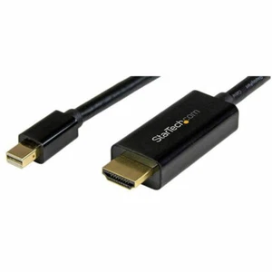 StarTech.com MDP2HDMM1MB Mini DisplayPort To HDMI Cable Converter 1m(3ft) Black - Picture 1 of 1