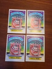 Lot of 4 GARBAGE PAIL KIDS 1986 (2) Formaldehyde Heidi (2) Decapitated Hedy #160