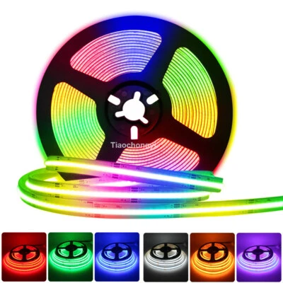 COB RGB LED light strip DC24V 840LEDs/m 12V 810LEDs Flexible Ribbon RGB Tape - Image 1 of 4