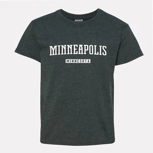 Minneapolis Shirt for Kids | Minneapolis Minnesota Youth T-Shirt | Teen Tee - Picture 1 of 6