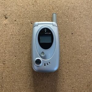 FOR PARTS*! Pantech PN-215 / -Silver (VERIZON) Flip Phone Disney Mobile UNTESTED
