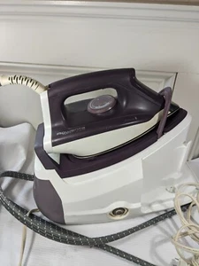ROWENTA Perfect Steam Station Iron DG8520 Microsteam Eco Energy Purple FOR PARTS - Imagen 1 de 12