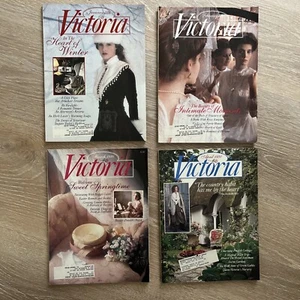 Vintage Victoria Magazine Lot 1991 Jan., Feb., March, April LIKE NEW - Picture 1 of 10