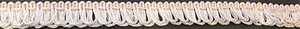 1" Pink Loop Fringe Fabric Trim 12 Yards Trimming - Picture 1 of 1