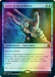 Curse of Surveillance FOIL, Innistrad: Midnight Hunt, NM/M MTG - Picture 1 of 1