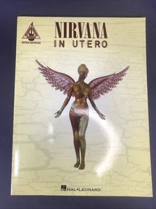 NIRVANA: IN UTERO Hal Leonard - Guitar Recorded Versions - NEW - Picture 1 of 12