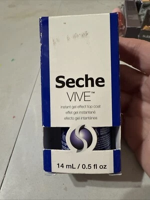 Seche Vive мгновенный гель эффект для покрытия 0,5 унц - Изображение 1 из 4
